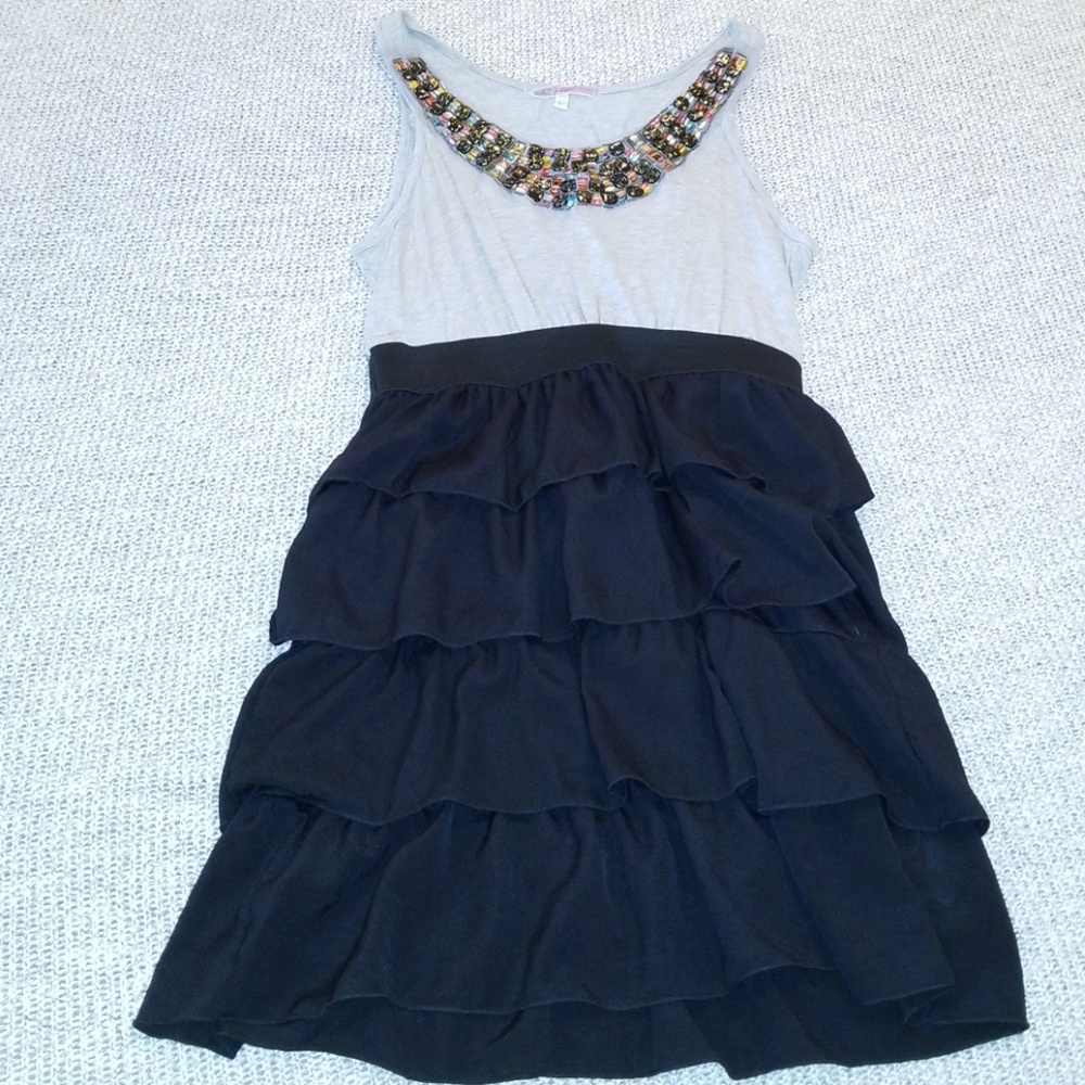 Sleeveless Beaded Dress